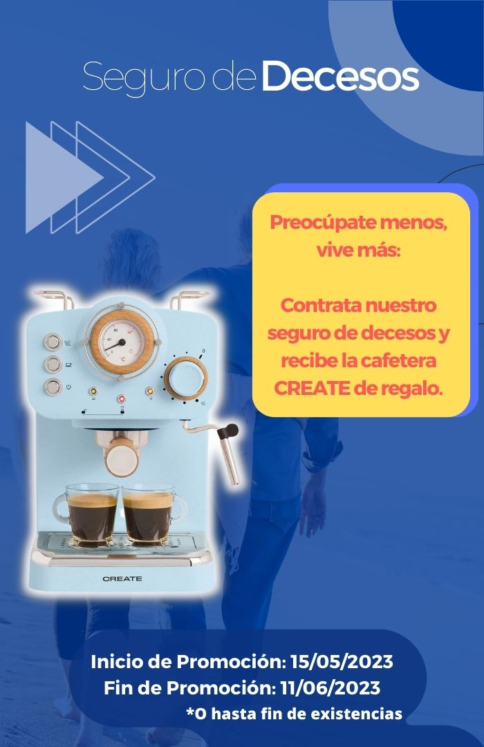 Promoción Cafetera Decesos con Sanitas